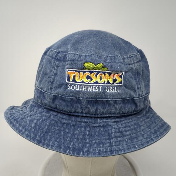 Tucson's Southwest Grill Bucket Hat Blue OS Lightweight Embroidered Toppers - Picture 2 of 9